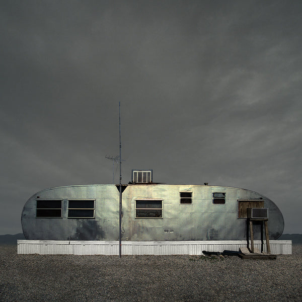 Silver Trailer, Salton Sea, California - Ed Freeman Fine Art