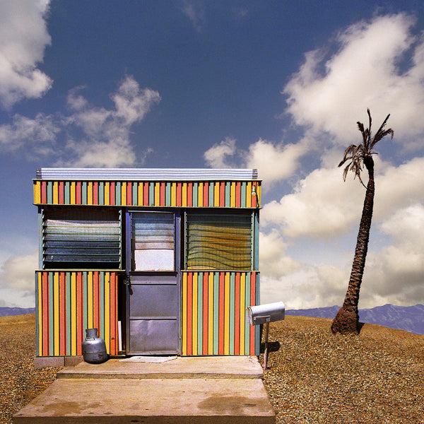 Striped Trailer, Salton Sea, California - Ed Freeman Fine Art