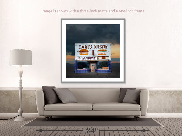 Carl's Burgers, Caliente, Nevada - Ed Freeman Fine Art