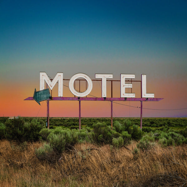 Motel Sign, Coulee WA - Ed Freeman Fine Art