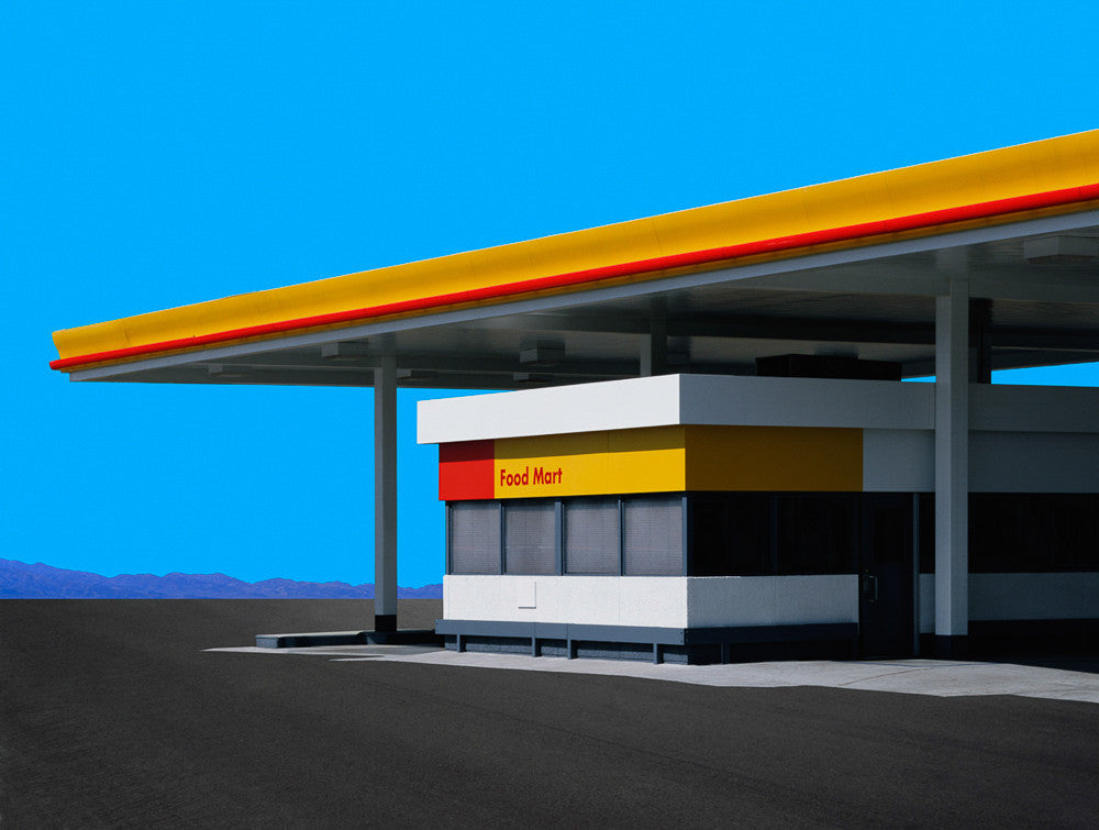 Gas Station, Los Angeles - Ed Freeman Fine Art
