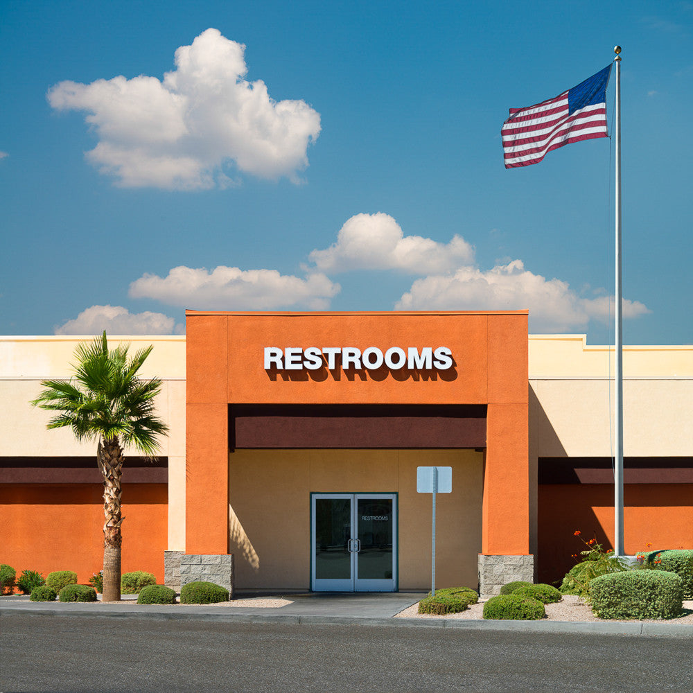 Restrooms, Victorville, California - Ed Freeman Fine Art