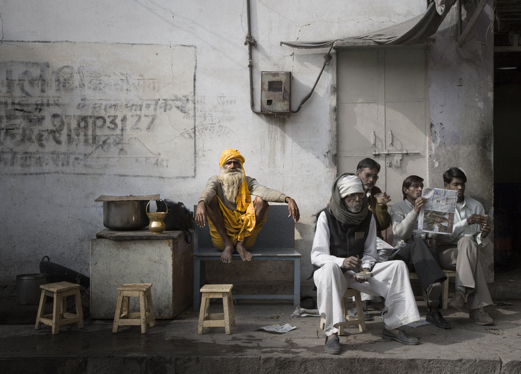 Street Scene, Jaipur, India - Ed Freeman Fine Art