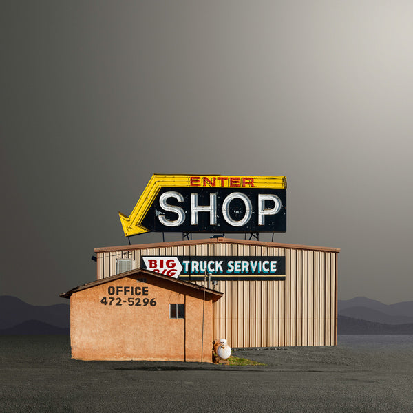 Truck Service, Santa Rosa, New Mexico - Ed Freeman Fine Art