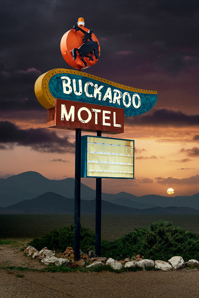 Buckaroo Motel, Tucumcari, New Mexico - Ed Freeman Fine Art