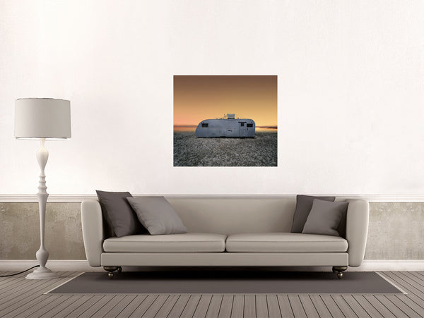 Sunset Trailer, Salton Sea, California - Ed Freeman Fine Art